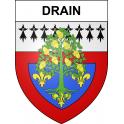 Stickers coat of arms Drain adhesive sticker