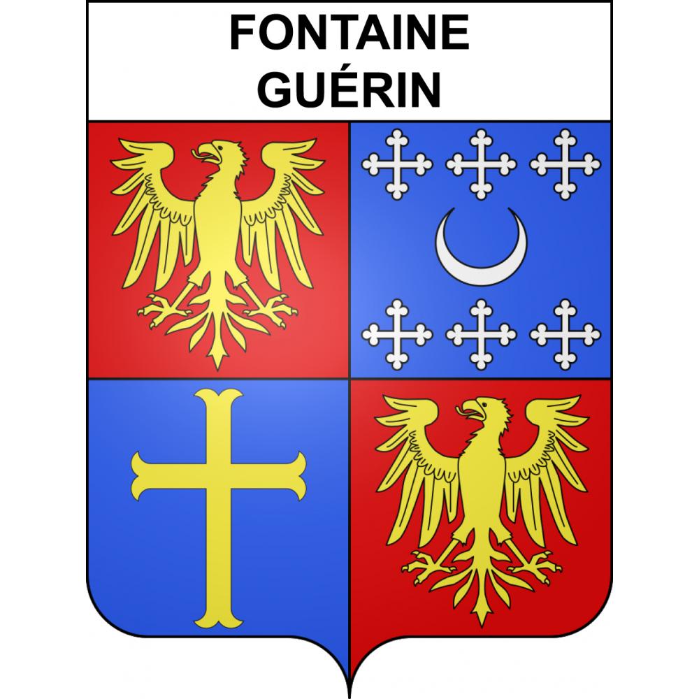 Fontaine-Guérin Sticker wappen, gelsenkirchen, augsburg, klebender aufkleber