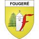 Stickers coat of arms Fougeré adhesive sticker