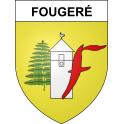 Fougeré Sticker wappen, gelsenkirchen, augsburg, klebender aufkleber