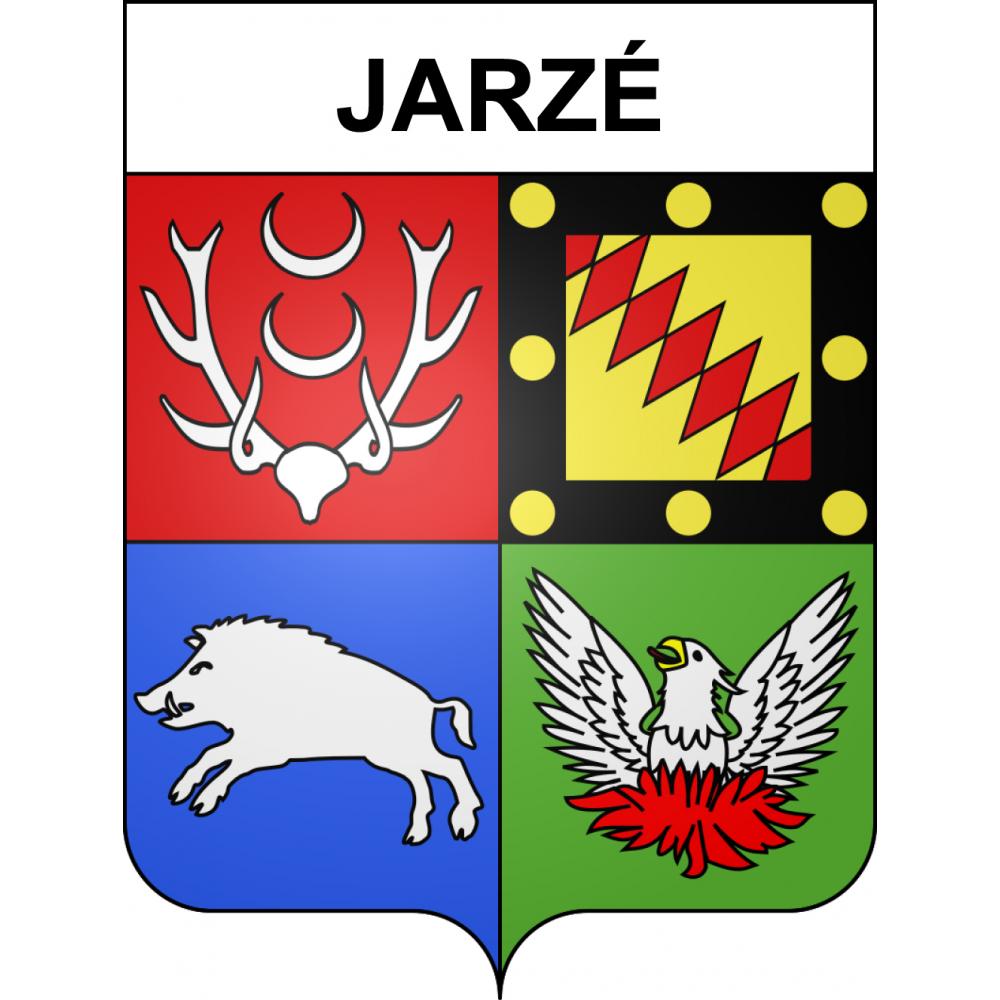 Jarzé Sticker wappen, gelsenkirchen, augsburg, klebender aufkleber