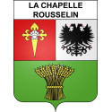 La Chapelle-Rousselin Sticker wappen, gelsenkirchen, augsburg, klebender aufkleber