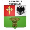 La Chapelle-Rousselin 49 ville sticker blason écusson autocollant adhésif