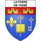 La Fosse-de-Tigné Sticker wappen, gelsenkirchen, augsburg, klebender aufkleber