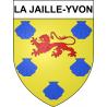La Jaille-Yvon 49 ville sticker blason écusson autocollant adhésif