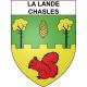 Stickers coat of arms La Lande-Chasles adhesive sticker