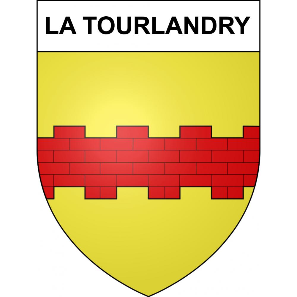 Stickers coat of arms La Tourlandry adhesive sticker