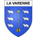 Stickers coat of arms La Varenne adhesive sticker