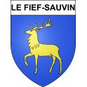 Stickers coat of arms Le Fief-Sauvin adhesive sticker