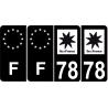 78 Yvelines sticker plate
