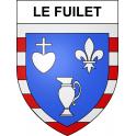 Le Fuilet 49 ville sticker blason écusson autocollant adhésif