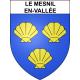 Le Mesnil-en-Vallée 49 ville sticker blason écusson autocollant adhésif