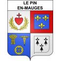 Stickers coat of arms Le Pin-en-Mauges adhesive sticker