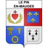 Adesivi stemma Le Pin-en-Mauges adesivo