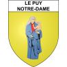 Le Puy-Notre-Dame 49 ville sticker blason écusson autocollant adhésif