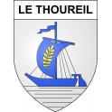 Stickers coat of arms Le Thoureil adhesive sticker