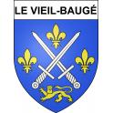 Stickers coat of arms Le Vieil-Baugé adhesive sticker