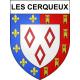 Les Cerqueux 49 ville sticker blason écusson autocollant adhésif