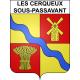Les Cerqueux-sous-Passavant 49 ville sticker blason écusson autocollant adhésif