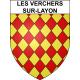 Les Verchers-sur-Layon Sticker wappen, gelsenkirchen, augsburg, klebender aufkleber