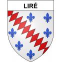 Liré 49 ville sticker blason écusson autocollant adhésif