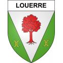 Louerre 49 ville sticker blason écusson autocollant adhésif