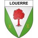 Stickers coat of arms Louerre adhesive sticker