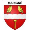 Adesivi stemma Marigné adesivo