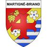 Martigné-Briand 49 ville sticker blason écusson autocollant adhésif