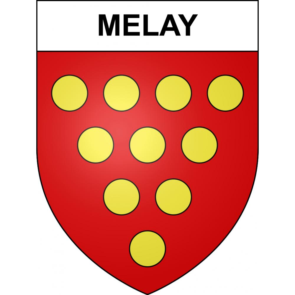 Adesivi stemma Melay adesivo