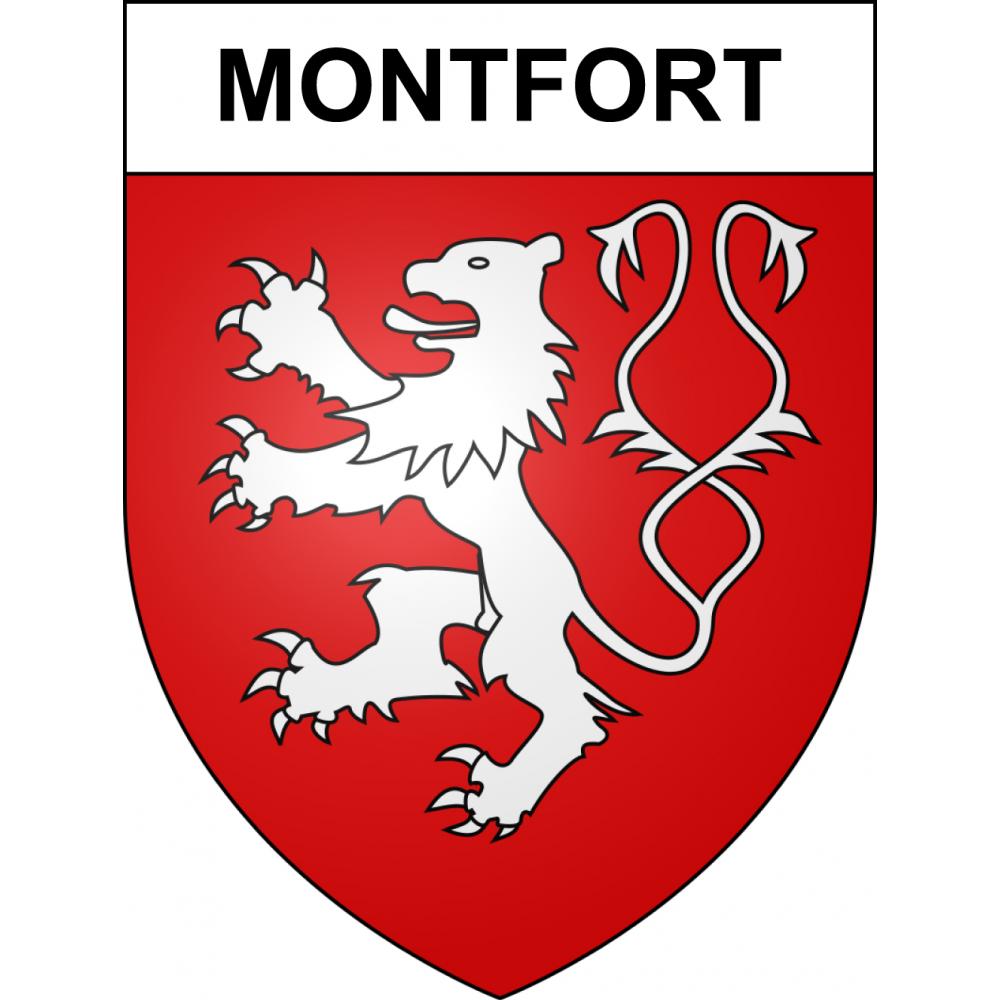 Montfort 49 ville sticker blason écusson autocollant adhésif