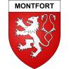 Stickers coat of arms Montfort adhesive sticker