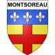 Montsoreau 49 ville sticker blason écusson autocollant adhésif