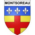 Montsoreau Sticker wappen, gelsenkirchen, augsburg, klebender aufkleber
