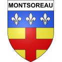 Stickers coat of arms Montsoreau adhesive sticker