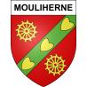 Mouliherne Sticker wappen, gelsenkirchen, augsburg, klebender aufkleber