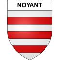 Noyant 49 ville sticker blason écusson autocollant adhésif