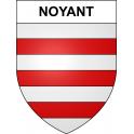 Stickers coat of arms Noyant adhesive sticker