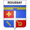 Roussay Sticker wappen, gelsenkirchen, augsburg, klebender aufkleber