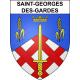 Saint-Georges-des-Gardes 49 ville sticker blason écusson autocollant adhésif