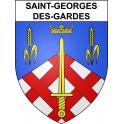 Saint-Georges-des-Gardes Sticker wappen, gelsenkirchen, augsburg, klebender aufkleber