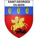 Saint-Georges-du-Bois 49 ville sticker blason écusson autocollant adhésif