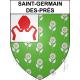 Saint-Germain-des-Prés Sticker wappen, gelsenkirchen, augsburg, klebender aufkleber