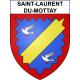 Stickers coat of arms Saint-Laurent-du-Mottay adhesive sticker
