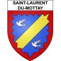 Saint-Laurent-du-Mottay 49 ville sticker blason écusson autocollant adhésif