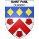 Saint-Paul-du-Bois 49 ville sticker blason écusson autocollant adhésif