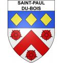 Saint-Paul-du-Bois 49 ville sticker blason écusson autocollant adhésif