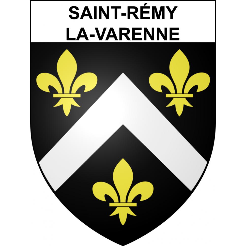 Saint-Rémy-la-Varenne 49 ville sticker blason écusson autocollant adhésif