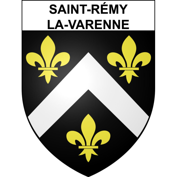 Stickers coat of arms Saint-Rémy-la-Varenne adhesive sticker