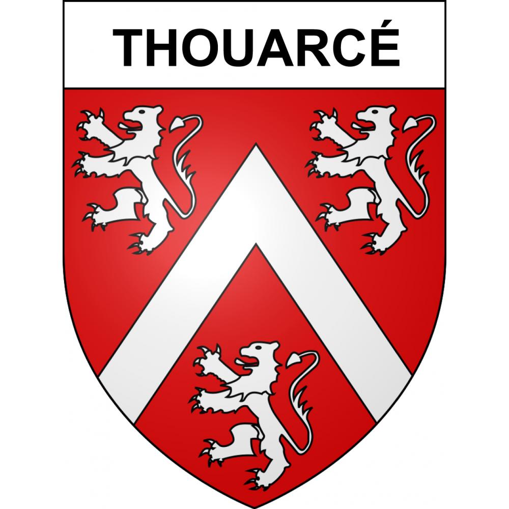 Thouarcé 49 ville sticker blason écusson autocollant adhésif